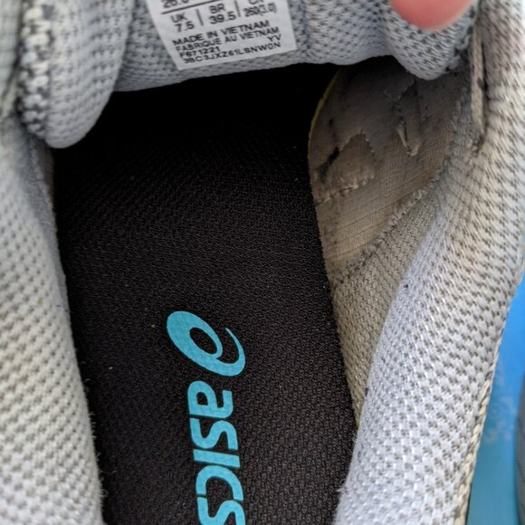 Women's ASICS GEL-Venture 8 Trail Running Shoes Grey 9.5 Wide - Picture 9 of 9